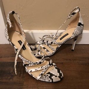 Nine West Snakeskin Heels
